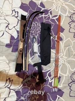 Vtg L. L. Bean Samick Recurve Takedown Bow 62 29lbs Packable Travel Hunting Deer