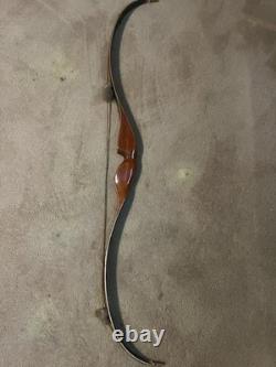 Vtg WING ARCHERY/RED WING HUNTER RECURVE BOW 58/45#DrawRW2833