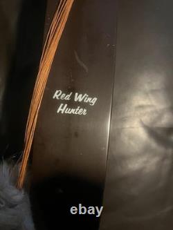 Vtg WING ARCHERY/RED WING HUNTER RECURVE BOW 58/45#DrawRW2833