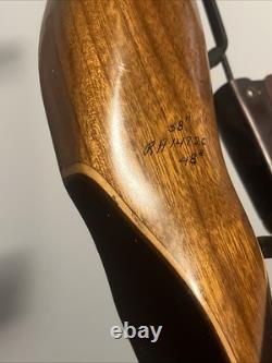 Vtg WING ARCHERY/RED WING HUNTER RECURVE BOW 58/48#Draw