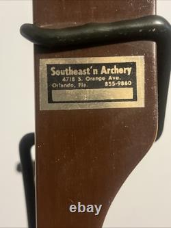 Vtg WING ARCHERY/RED WING HUNTER RECURVE BOW 58/48#Draw