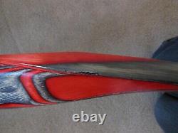 White Wolf custom Recurve, Left-hand, Beowulf, Red Moon motif, 35#