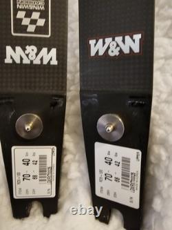 Win & Win RCX-100 Recurve Bow Limbs 70in 34lb Carbonfiber Black Target