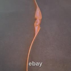 Wood Recurve Bow Brown 62 in 35 lb 28 in Draw Adult Ambidextrous Field